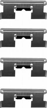 HELLA 8DZ 355 204-861 - Комплектующие для колодок дискового тормоза abcparts.ee