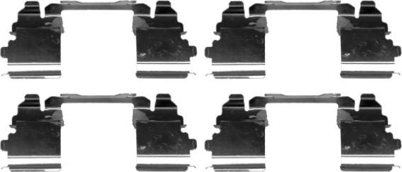 HELLA 8DZ 355 205-401 - Комплектующие для колодок дискового тормоза abcparts.ee