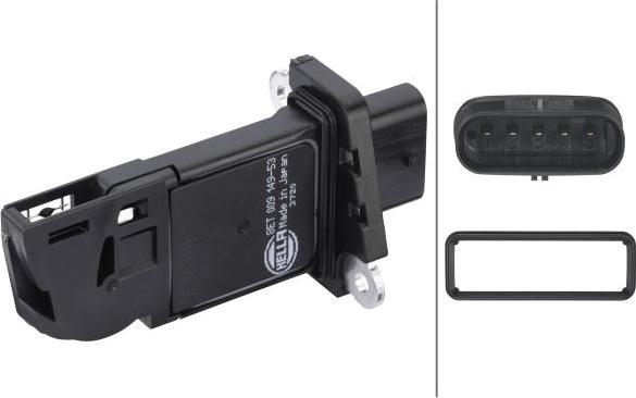HELLA 8ET 009 149-531 - Датчик потока, массы воздуха abcparts.ee