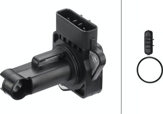 HELLA 8ET 009 142-911 - Датчик потока, массы воздуха abcparts.ee