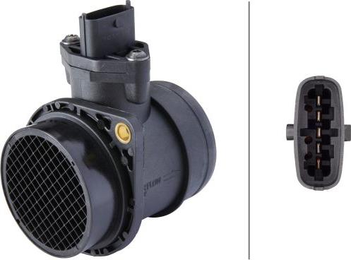 HELLA 8ET 009 142-691 - Датчик потока, массы воздуха abcparts.ee