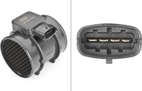 HELLA 8ET 009 142-031 - Датчик потока, массы воздуха abcparts.ee