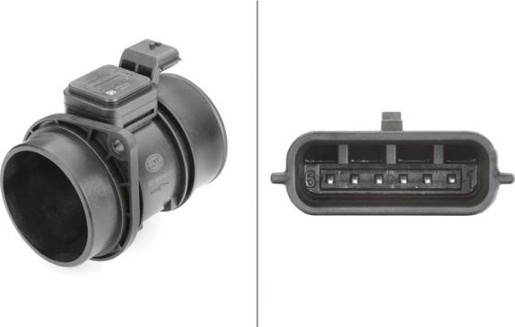 HELLA 8ET 009 142-131 - Датчик потока, массы воздуха abcparts.ee