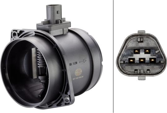 HELLA 8ET 358 095-661 - Датчик потока, массы воздуха abcparts.ee