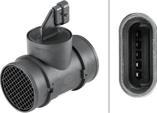 HELLA 8ET 358 095-341 - Датчик потока, массы воздуха abcparts.ee