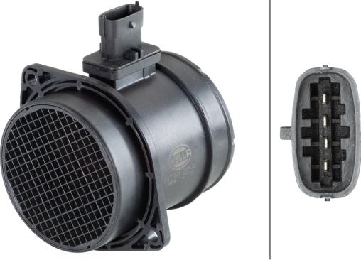 HELLA 8ET 358 095-221 - Датчик потока, массы воздуха abcparts.ee