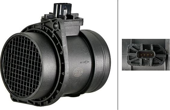 HELLA 8ET 358 166-491 - Датчик потока, массы воздуха abcparts.ee