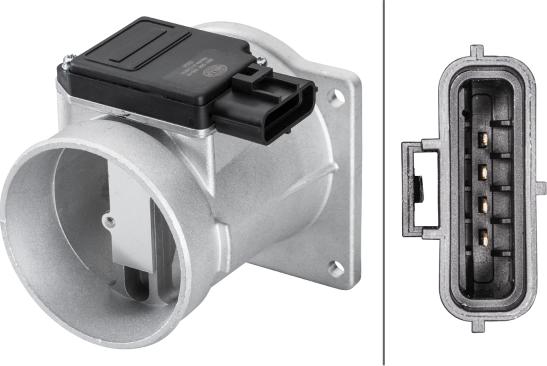 HELLA 8ET 358 166-431 - Датчик потока, массы воздуха abcparts.ee