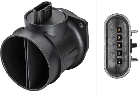 HELLA 8ET 358 166-281 - Датчик потока, массы воздуха abcparts.ee