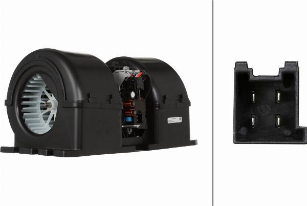 HELLA 8EW 366 400-181 - Вентилятор салона abcparts.ee