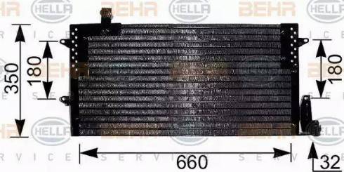 HELLA 8FC 351 036-791 - Конденсатор кондиционера abcparts.ee