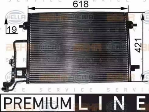 HELLA 8FC 351 300-391 - Конденсатор кондиционера abcparts.ee