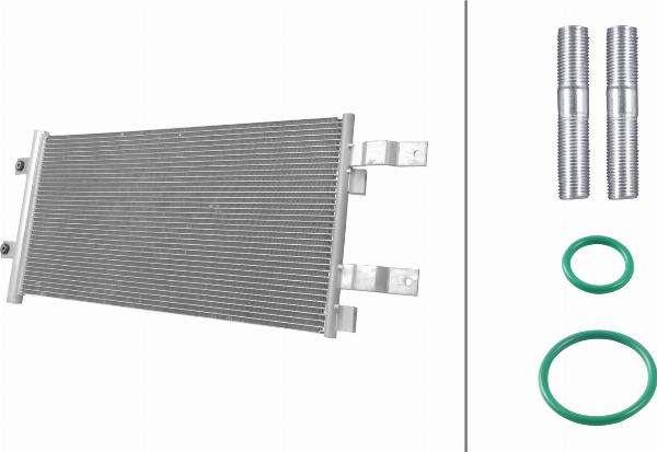 HELLA 8FC 366 220-001 - Конденсатор кондиционера abcparts.ee