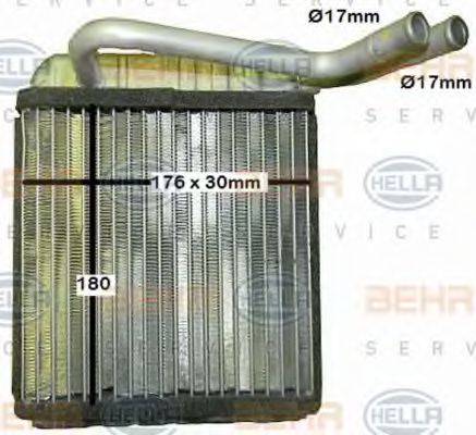 HELLA 8FH 351 029-451 - Теплообменник, отопление салона abcparts.ee