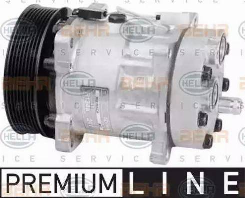 HELLA 8FK 351 119-321 - Компрессор кондиционера abcparts.ee