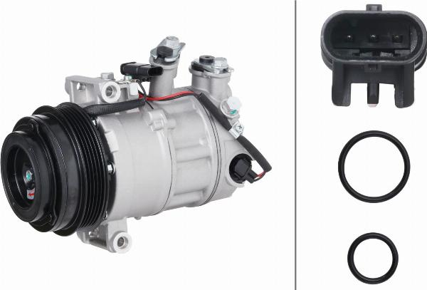 HELLA 8FK 366 201-301 - Компрессор кондиционера abcparts.ee