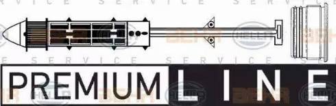 HELLA 8FT 351 198-441 - Осушитель, кондиционер abcparts.ee