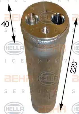 HELLA 8FT 351 193-151 - Осушитель, кондиционер abcparts.ee