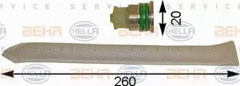 HELLA 8FT 351 193-121 - Осушитель, кондиционер abcparts.ee