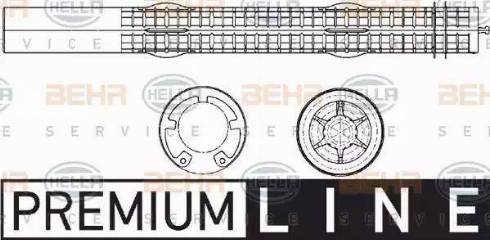 HELLA 8FT 351 335-311 - Осушитель, кондиционер abcparts.ee