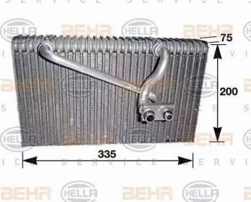 HELLA 8FV 351 210-681 - Испаритель, кондиционер abcparts.ee