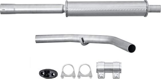 HELLA 8LC 366 023-531 - Средний глушитель выхлопных газов abcparts.ee