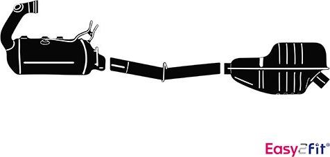 HELLA 8LP 366 909-951 - Система выпуска ОГ abcparts.ee