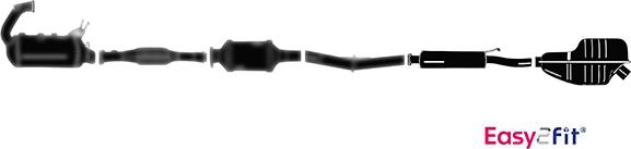 HELLA 8LP 366 915-371 - Система выпуска ОГ abcparts.ee