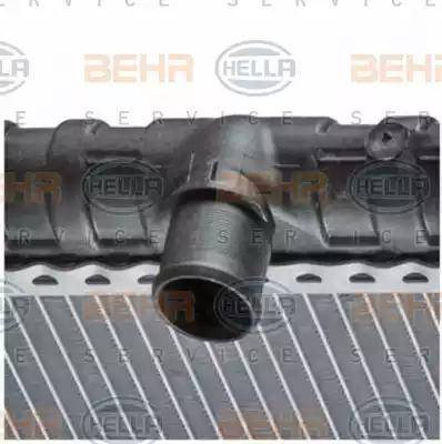 HELLA 8MK 376 745-134 - Радиатор, охлаждение двигателя abcparts.ee