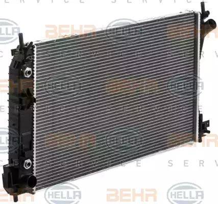 HELLA 8MK 376 700-441 - Радиатор, охлаждение двигателя abcparts.ee