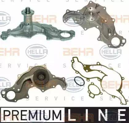 HELLA 8MP 376 802-621 - Водяной насос abcparts.ee