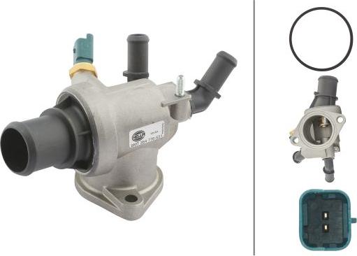 HELLA 8MT 354 776-531 - Термостат охлаждающей жидкости / корпус abcparts.ee