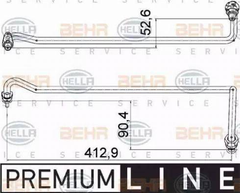 HELLA 8MY 376 755-561 - Масляный шланг abcparts.ee