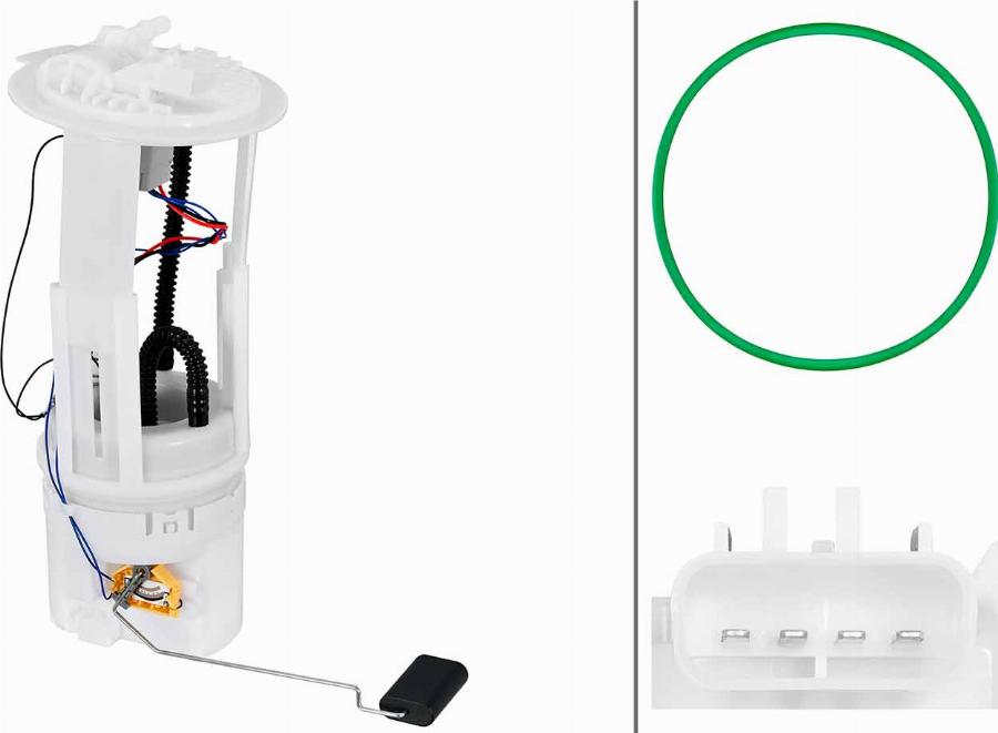 HELLA 8TF 358 318-421 - Модуль топливного насоса abcparts.ee