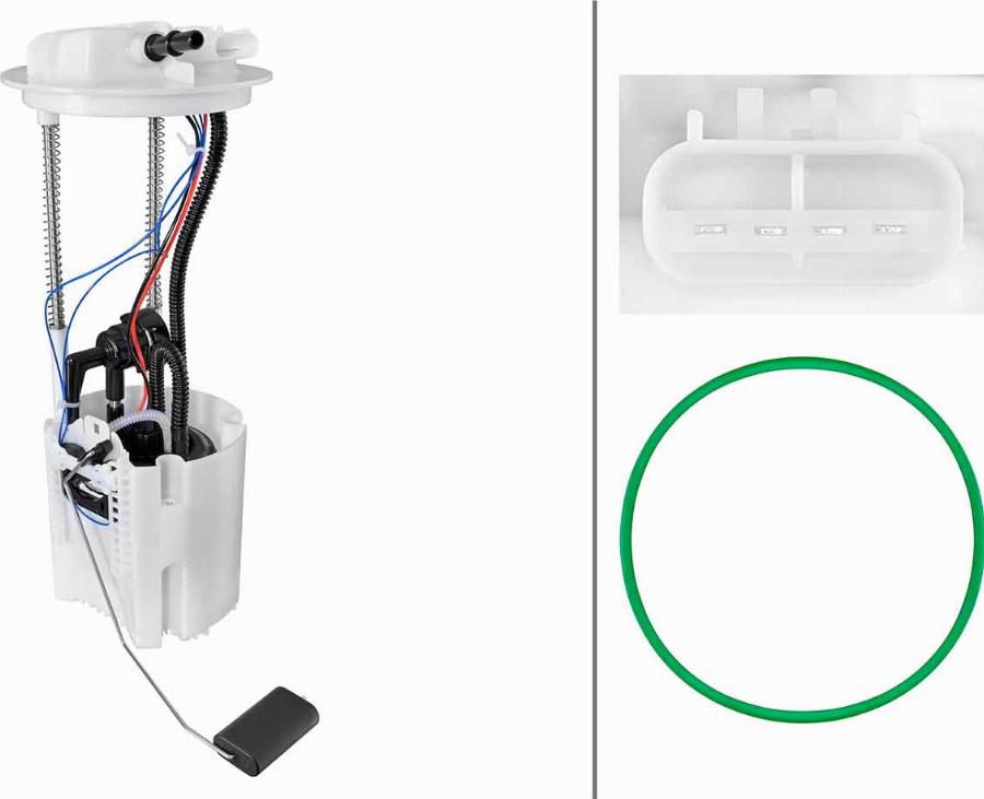 HELLA 8TF 358 318-151 - Модуль топливного насоса abcparts.ee