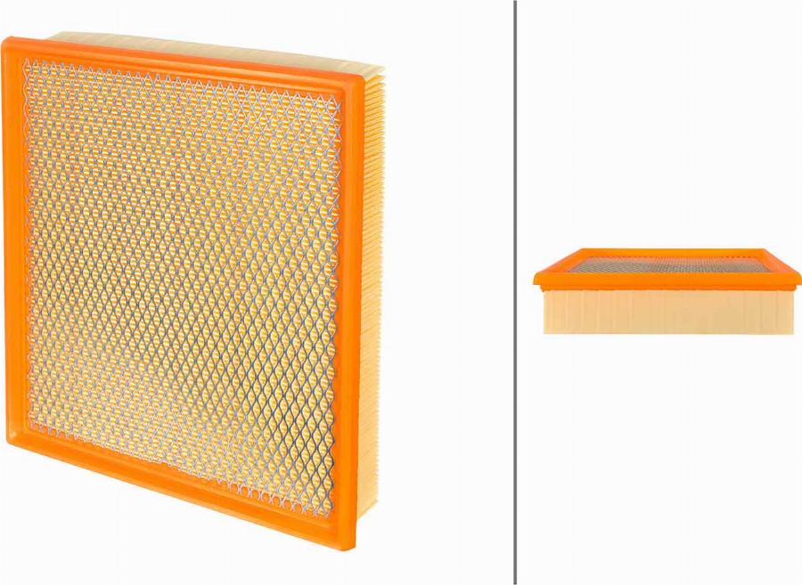 HELLA 8ZA 358 320-031 - Воздушный фильтр двигателя abcparts.ee