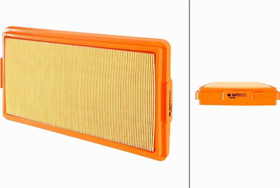 HELLA 8ZA 358 321-901 - Воздушный фильтр двигателя abcparts.ee