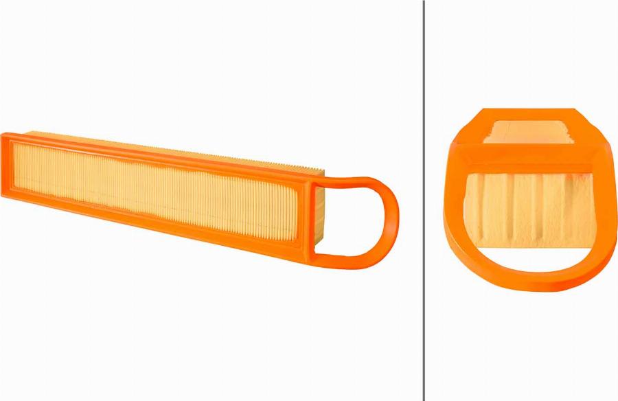 HELLA 8ZA 358 321-631 - Воздушный фильтр двигателя abcparts.ee