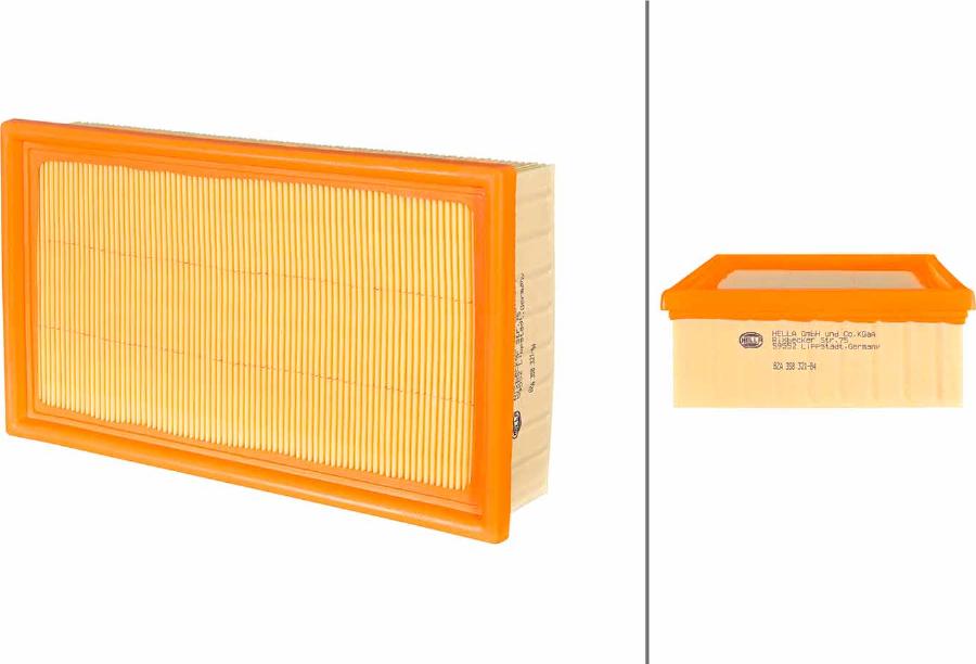 HELLA 8ZA 358 321-841 - Воздушный фильтр двигателя abcparts.ee