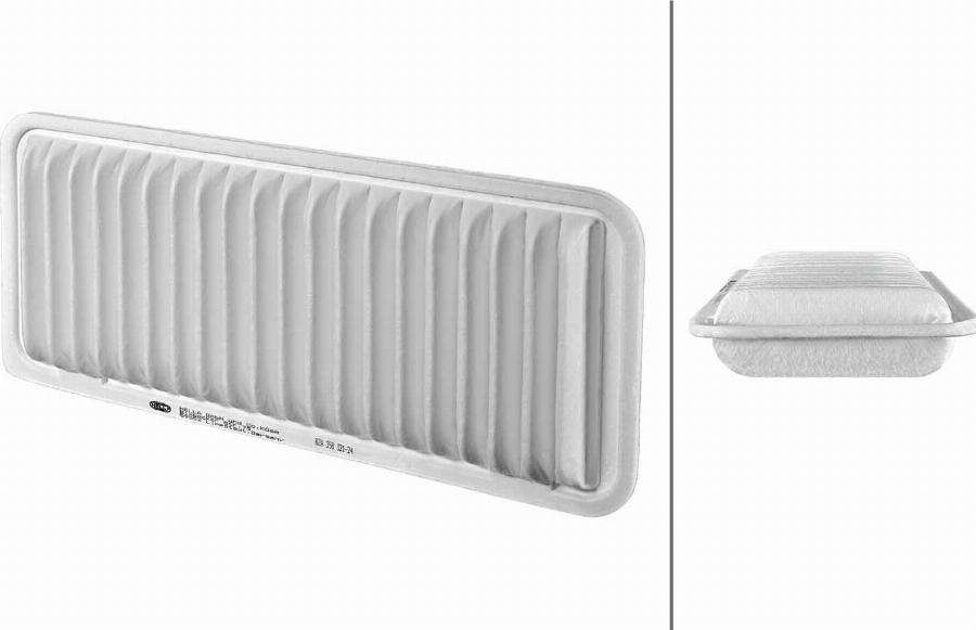 HELLA 8ZA 358 321-241 - Воздушный фильтр двигателя abcparts.ee