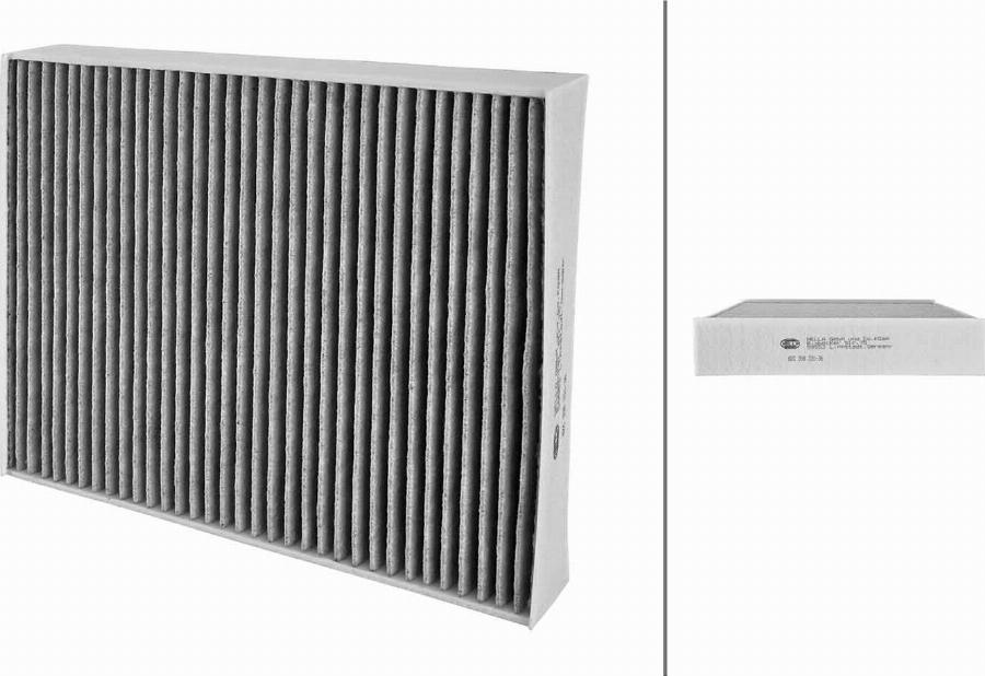 HELLA 8ZC 358 331-361 - Фильтр воздуха в салоне abcparts.ee