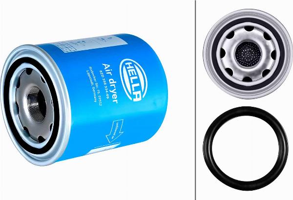 HELLA 8ZD 358 334-091 - Патрон осушителя воздуха, пневматическая система abcparts.ee