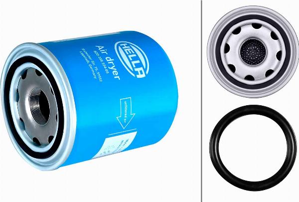 HELLA 8ZD 358 334-051 - Патрон осушителя воздуха, пневматическая система abcparts.ee