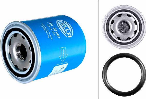 HELLA 8ZD 358 334-011 - Патрон осушителя воздуха, пневматическая система abcparts.ee