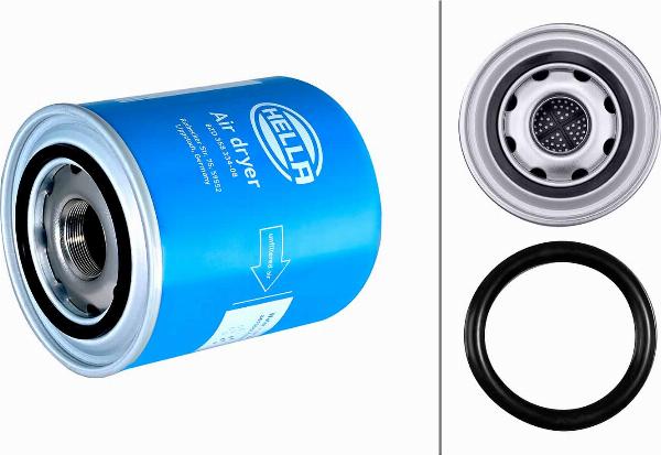HELLA 8ZD 358 334-081 - Патрон осушителя воздуха, пневматическая система abcparts.ee