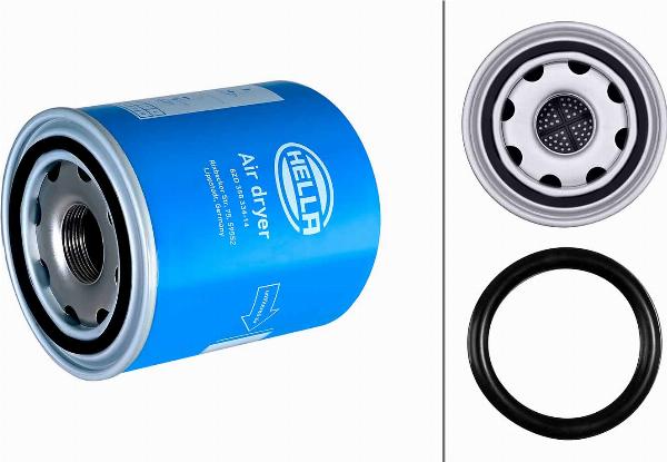 HELLA 8ZD 358 334-141 - Патрон осушителя воздуха, пневматическая система abcparts.ee
