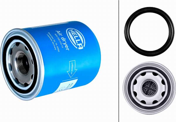 HELLA 8ZD 358 334-151 - Патрон осушителя воздуха, пневматическая система abcparts.ee