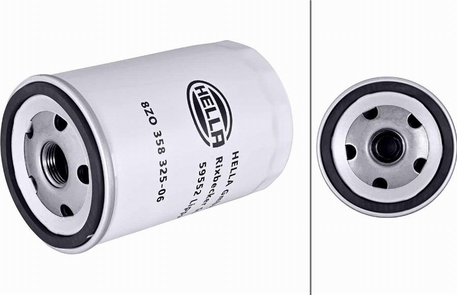 HELLA 8ZO 358 325-061 - Масляный фильтр abcparts.ee
