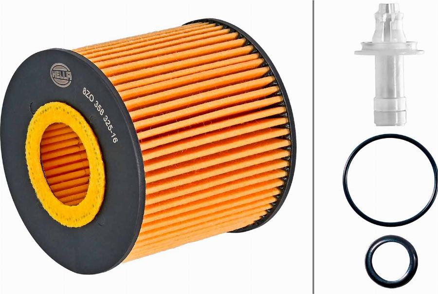 HELLA 8ZO 358 325-161 - Масляный фильтр abcparts.ee
