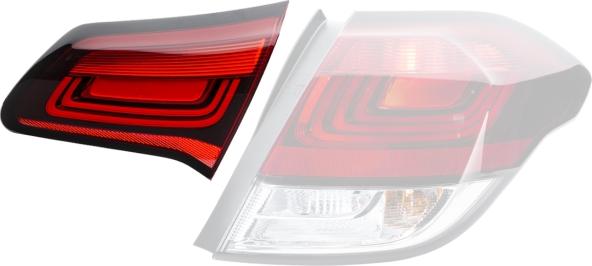 HELLA 2XX 354 833-021 - Задний фонарь abcparts.ee